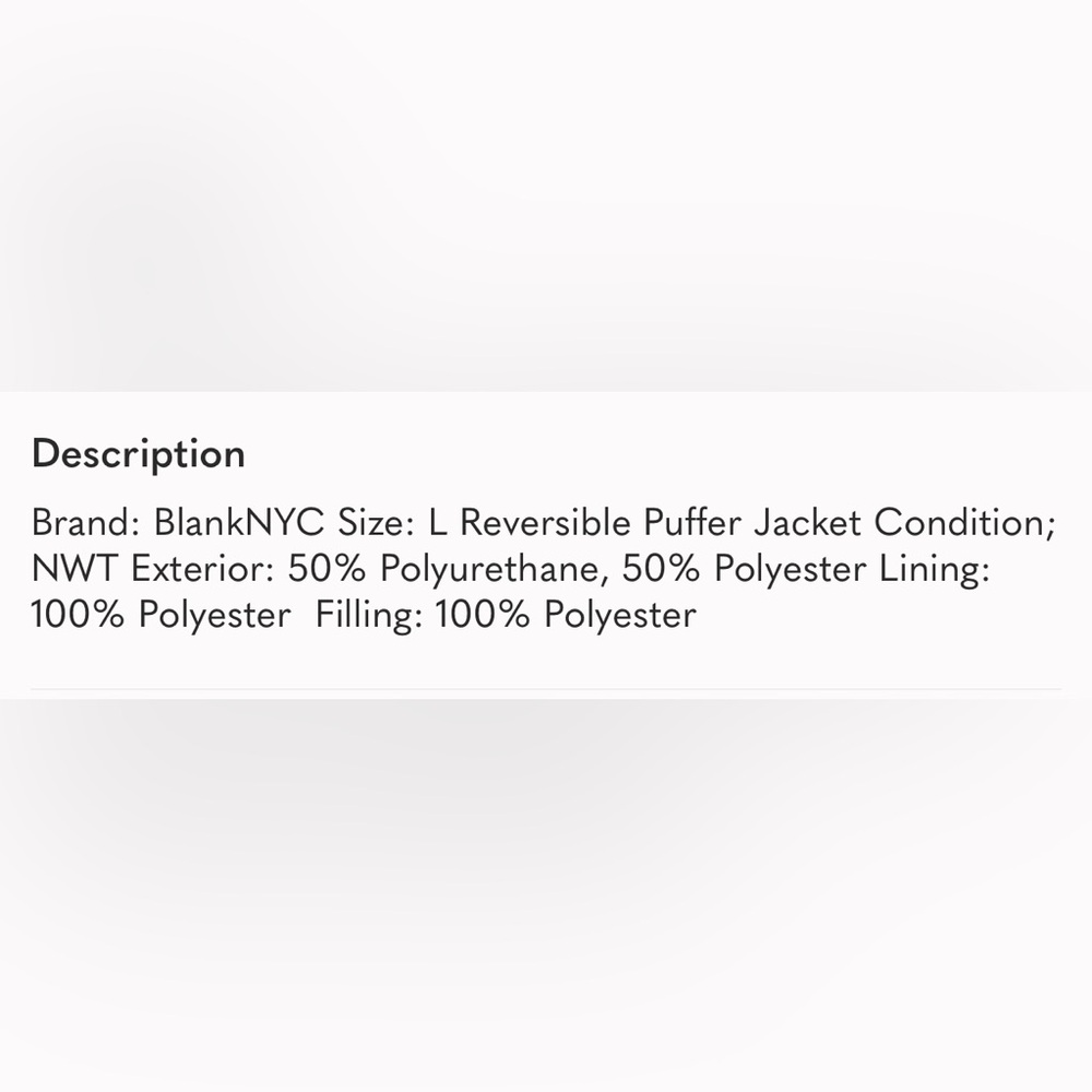 SALE NOW NWNT NYC Reversible Black Puffer Jacket - Picture 11 of 11